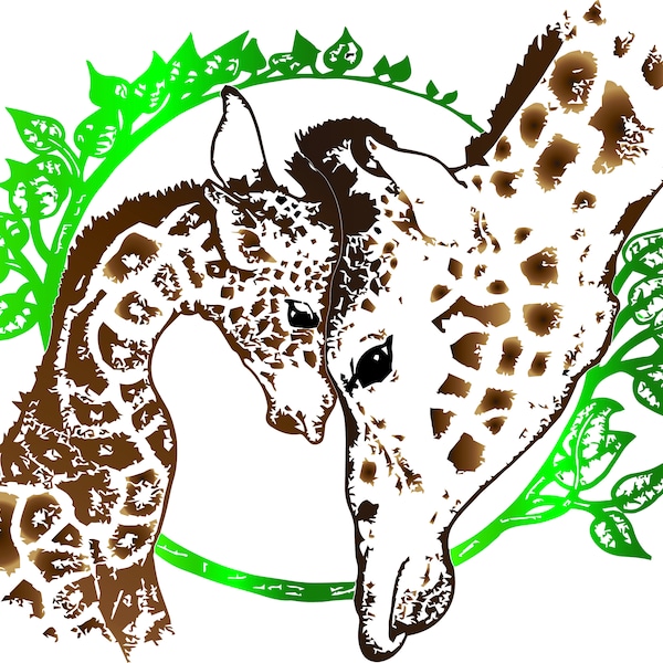 Giraffe SVG,Ai,Png,Jpg,Eps Children Illustration, Animals Svg DXF Files for Cricut, Silhouette Cutting Machines giraffe couple svg mother Giraffe SVG,Ai,Png,Jpg,Eps Children Illustration, Animals Svg DXF Files for Cricut, Silhouette Cutting Machines giraffe couple svg mother