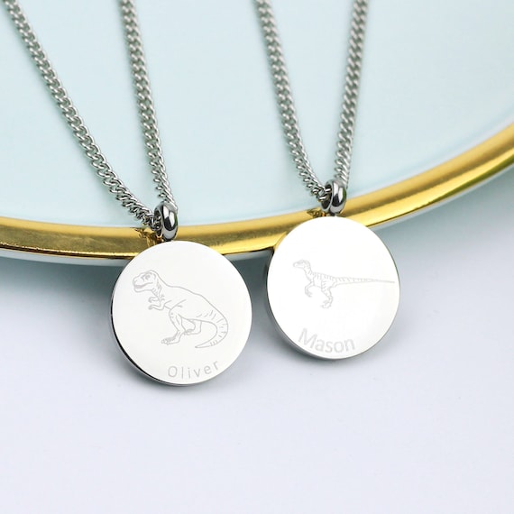 Little Boy Necklaces Kids Necklace Baby Personalized Etsy