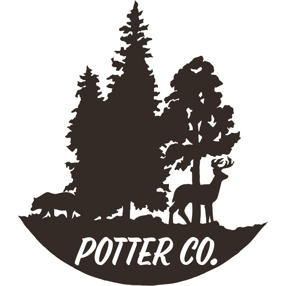 Lp County Sticker Pennsylvania Route 6 County Car Decals Potter County & Tioga County ...