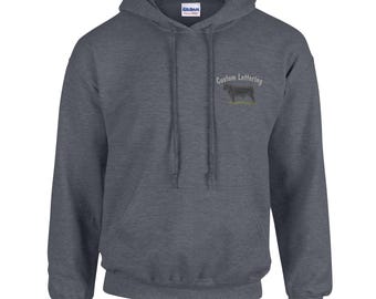 Black Angus Beef Bull Farm Ranch Cattle Company Name Embroidery Sweatshirts  Show Team Sweatshirt, Black Angus Family Farm Logoed Apparel