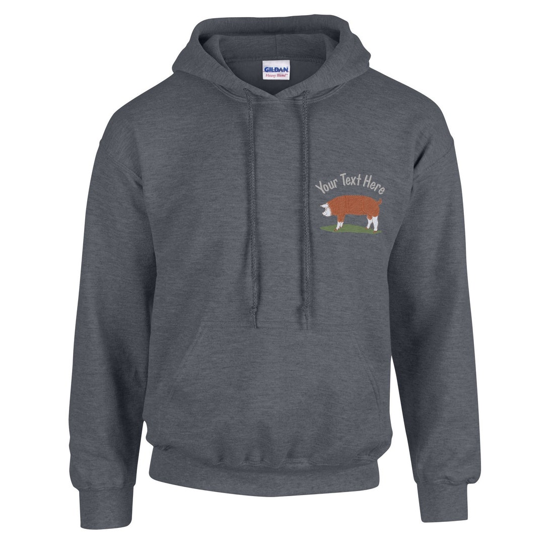 Hereford Hog Farm Custom Embroidery Sweatshirts Family Swine Farm, Show Team Sweatshirt