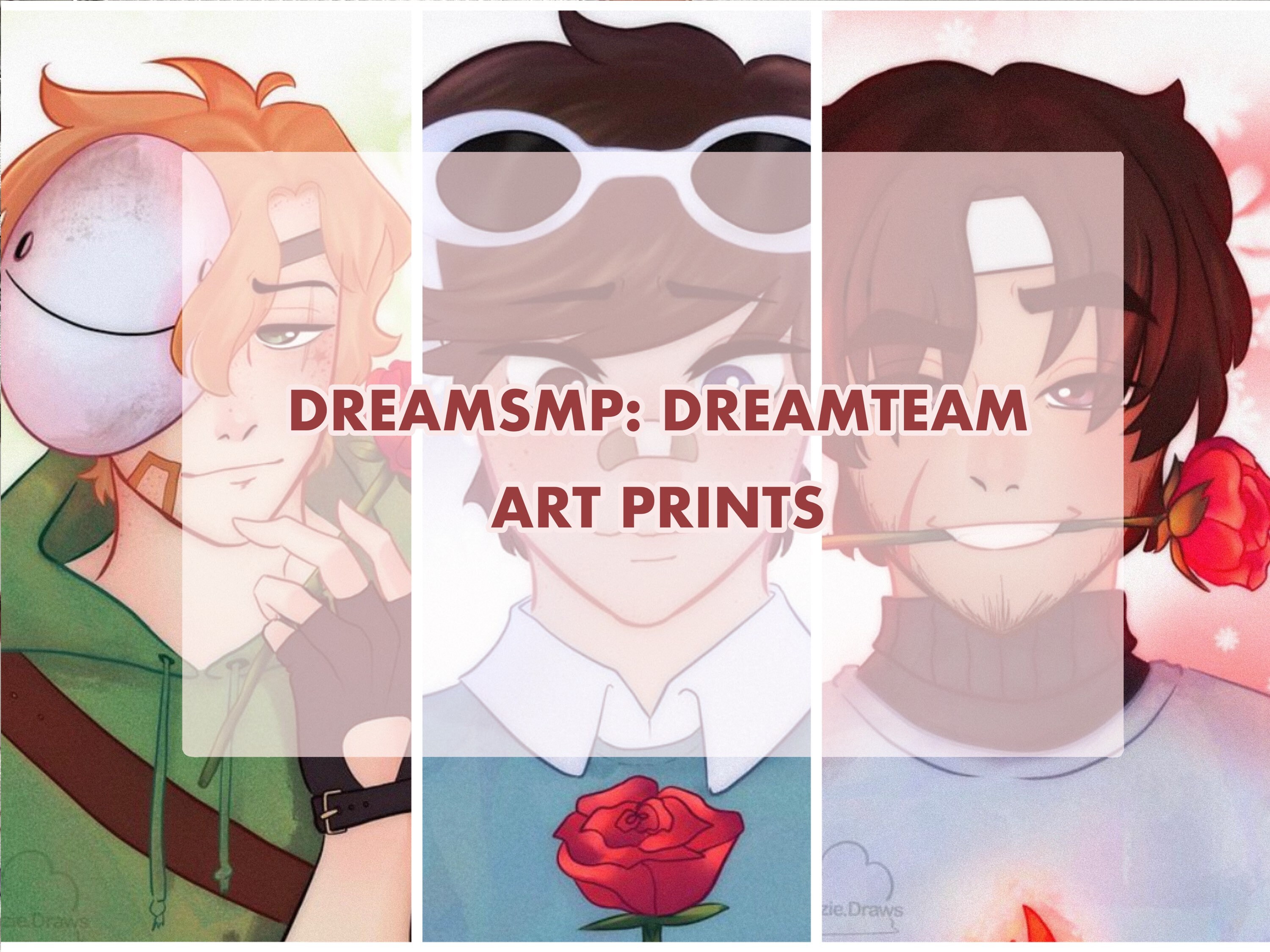 Dream SMP Sapnap Fireborn Fanart Print by Artist Shawnee 