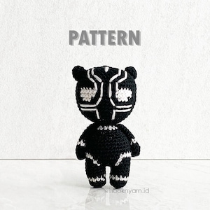 Panther Boy - Crochet Amigurumi Digital Pattern [Downloadable File]