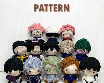 BUNDLE Sorcerer Series - Häkel-Amigurumi-Digitalmuster [herunterladbare Datei]