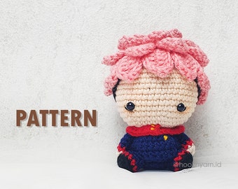 Zauberer Junge - Häkeln Sie Amigurumi Digital Pattern [Herunterladbare Datei]
