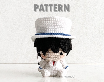 Phantomdieb - Häkel-Amigurumi-Digitalmuster [herunterladbare Datei]