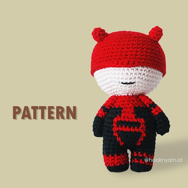 PDF Crochet / Amigurumi Pattern - Devil Boy