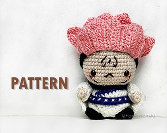 Imaginärer Dämon - Amigurumi Digital Häkelanleitung [Herunterladbare Datei]