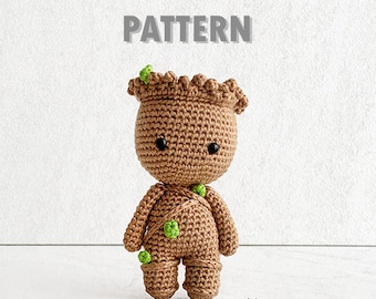 Árbol grande - Patrón digital de crochet amigurumi [Archivo descargable]