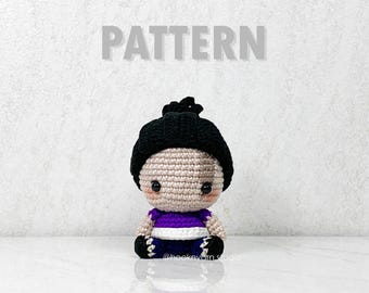 Sorcerer Friend - Häkel-Amigurumi-Digitalmuster [herunterladbare Datei]