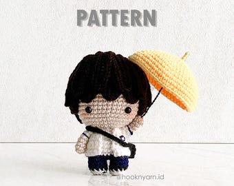 Unschuldiger Junge - Häkeln Sie Amigurumi Digital Pattern [Herunterladbare Datei]