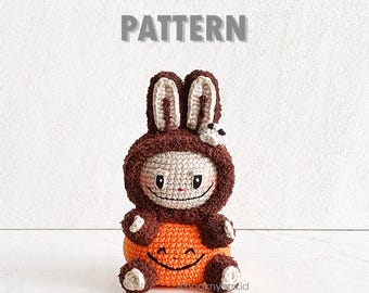 Halloween Monster - Häkel-Amigurumi-Digitalmuster [herunterladbare Datei]
