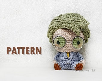 7:3 Zauberer - Häkel-Amigurumi-Digitalmuster [Herunterladbare Datei]