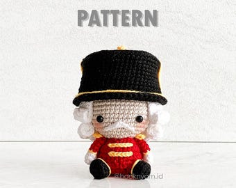 Nussknacker - Häkel-Amigurumi-Digitalmuster [herunterladbare Datei]