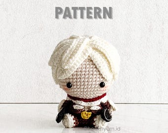 Assassin Cross - Häkel-Amigurumi-Digitalmuster [herunterladbare Datei]