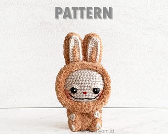 Baby Monster - Häkel-Amigurumi-Digitalmuster [herunterladbare Datei]
