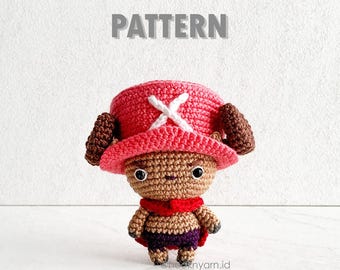 Großer rosa Hut Ver 2 - Amigurumi-Digitalhäkelanleitung [herunterladbare Datei]