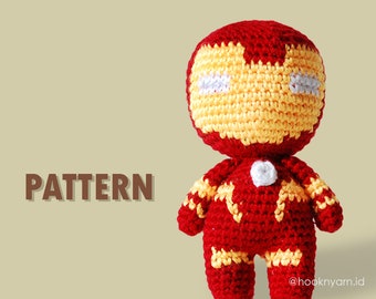 Iron Boy - Patrón digital de crochet amigurumi [Archivo descargable]