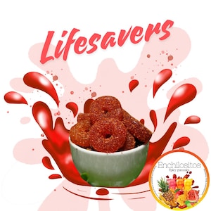 Savers dulces enchilados | spicy gummies | chile gummies | chamoy gummies | spicy lifesavers