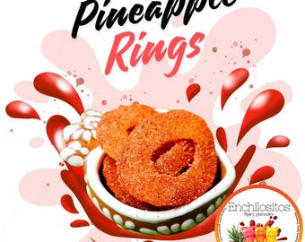 Spicy Pineapple Rings| Enchilositos |Dulces enchilados pina | piñitas picosas