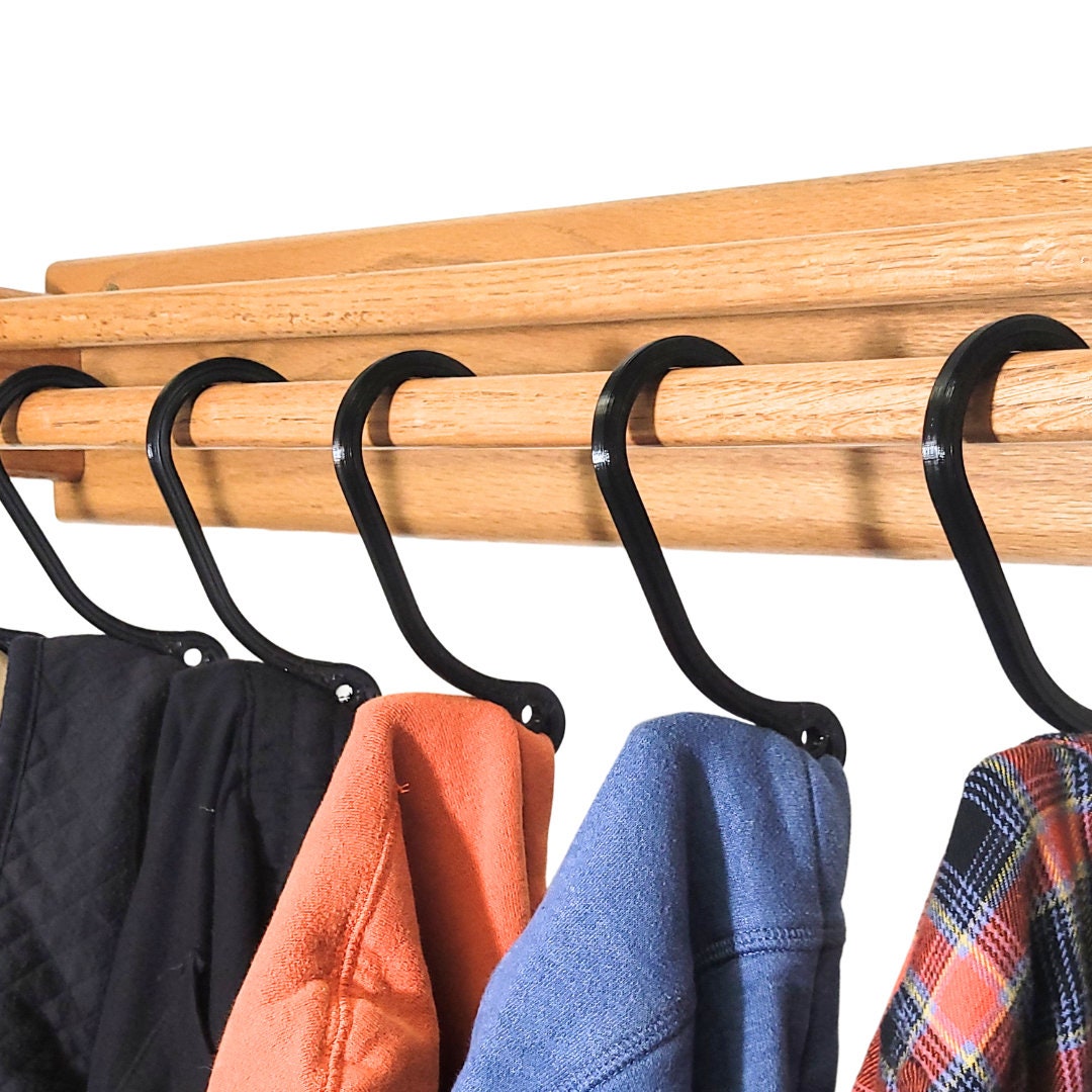 12 Pack Hoodie Hangers RV Storage Pants Hangers Hat Hanger Coat Hanger College Dorm Essentials Bedroom Storage Bachelor Gift Ideas