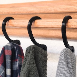Percha ahorradora de espacio: organizador de armario para dormitorio, ideal para sudaderas, vestidos y pantalones