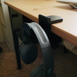 Headphone Holder/Phone-Tablet Stand - Clamp Style
