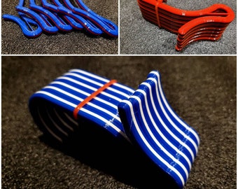 Versatile 12-Pack Dual-Color Hangers for Hoodies, Pants, Hats & Coats | Dorm Room Essentials