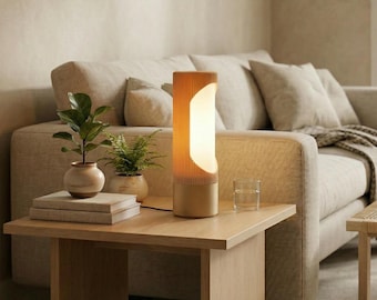 Goldene Stunde Tischlampe Ästhetische Lampe Retro Moderne Minimalistische Dekor Lese Nachttischlampe Warme LED Schreibtischleuchte Nachttischlampe Bürolampe