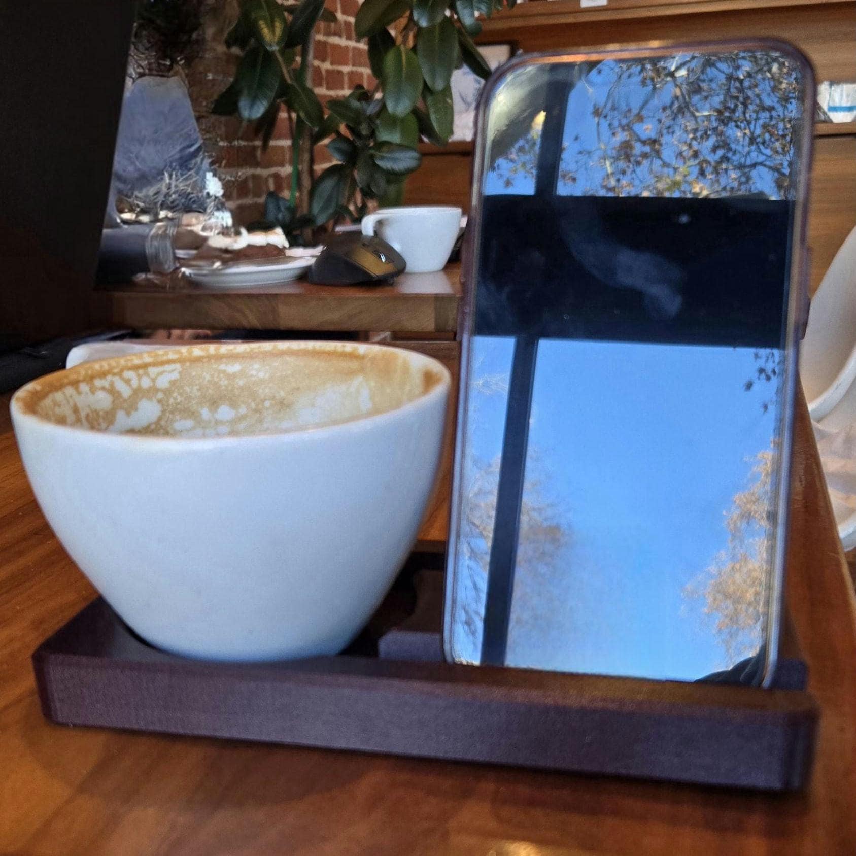Coffee Coaster Tray iPhone phone stand 3D Printed Cozy Coaster Gift for Her Him Trendy