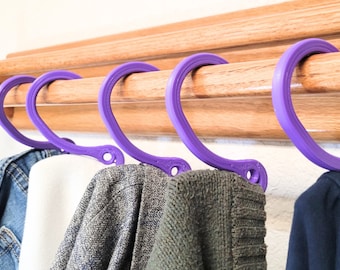 Multi Pack Hoodie & Clothes Hanger – 3.0 Everything Hanger | Cascading Closet Organizer and Dorm Room Storage Hook Vertical Clothes Hanger