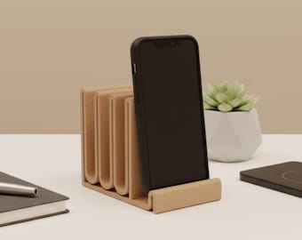 Antypoślizgowy organizer na dokumenty i telefon na biurko – nowoczesne miejsce do przechowywania dokumentów i notatników na biurku | Minimalistyczny organizer na dokumenty, który oszczędza miejsce