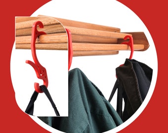 E-Hanger (4 Pack) Multi-Use Purse, Hoodie & Closet Organizer