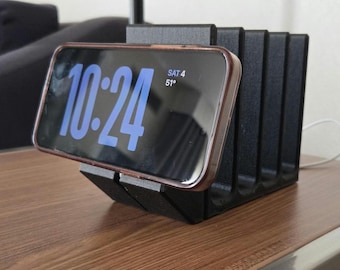 Desk Organizer File Organizer Office Station Organization Storage Desktop Decoration Tabletop Organizer iPhone Standby Dock MagSafe Charging