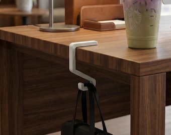 No-Slip Purse Hook: Portable Table Bag Hanger for Handbags Backpacks