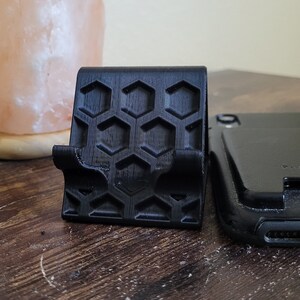 Bienenwabenmuster Telefonständer, Handyständer, Universal-Telefonständer für Schreibtisch, Studentenwohnheim, Schreibtischhalter, Handyhalter
