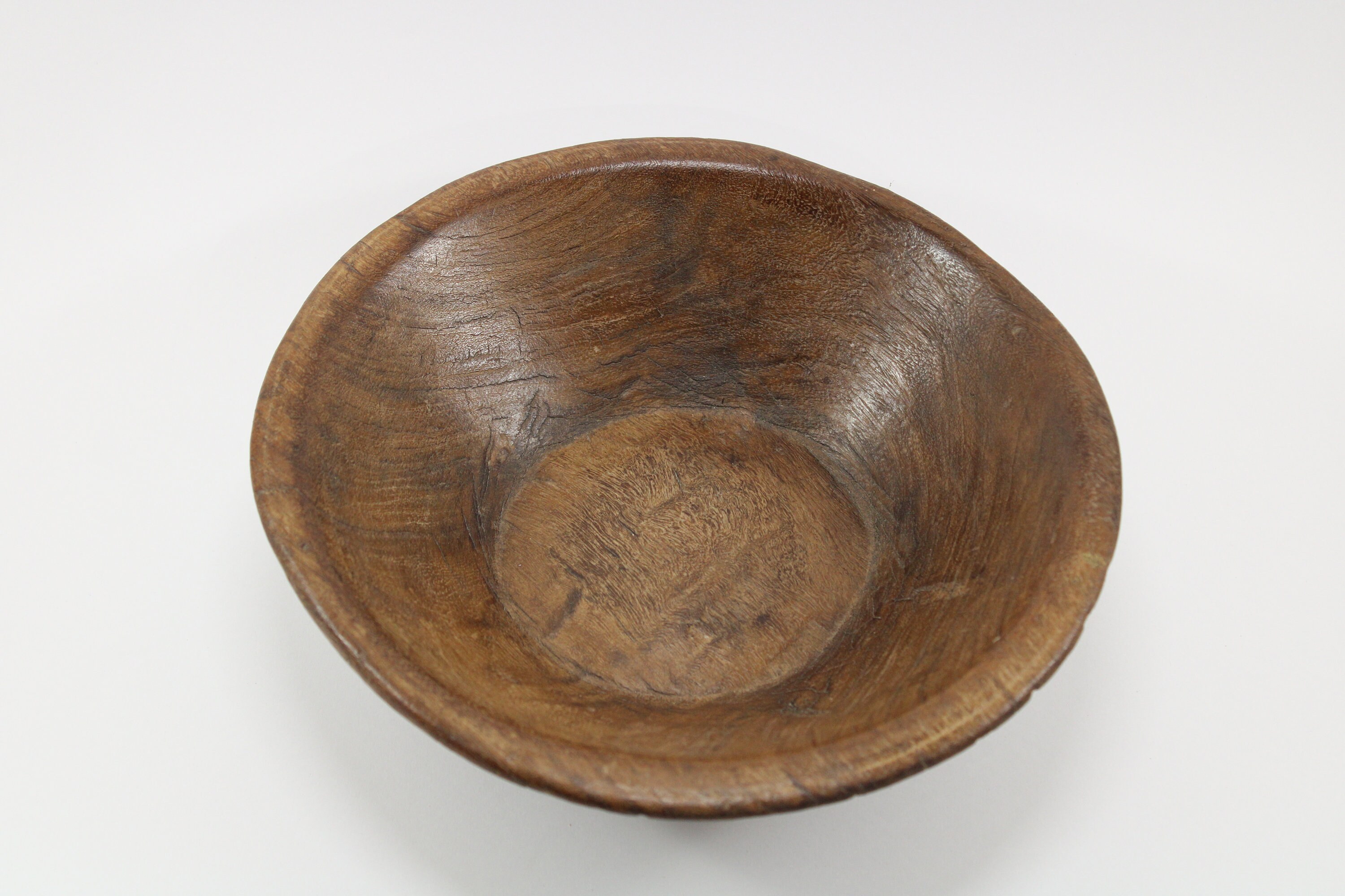 Antique Wooden Dough Kneading Parat Bowl Original Old Hand Etsy