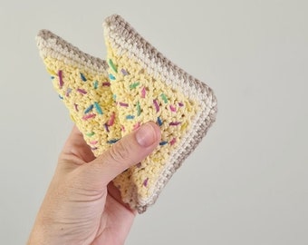 Fairy Bread Crochet Pattern - Fabulous and Fancy Fairy Bread - Amigurumi pattern - PDF file only - DIGITAL DOWNLOAD