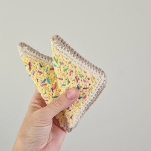 Fairy Bread Crochet Pattern - Fabulous and Fancy Fairy Bread - Amigurumi pattern - PDF file only - DIGITAL DOWNLOAD