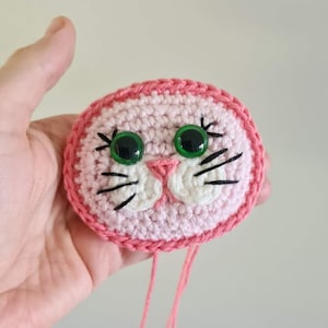 Pot Plant Pet Kitty Cat Amigurumi Crochet Pattern Pot Cover/Planter image 4