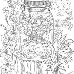 Adult coloring pages | Etsy