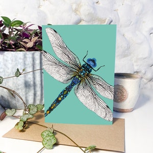 Dragonfly | Greetings Card | Colourful | A6 | Note Card