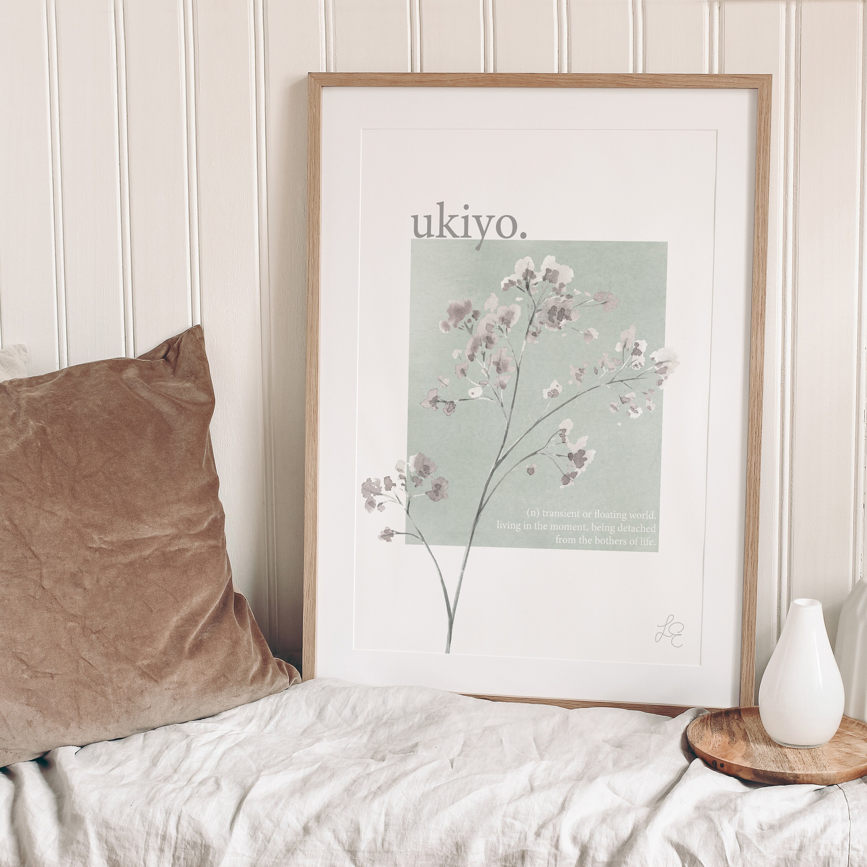 Ukiyo Art Print Japandi Wall Art Home Decor Nature Print - Etsy UK