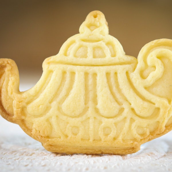 Vintage Kettle Retro Cookie Cutter Baking Fondant Embosser - Cup of Tea treats
