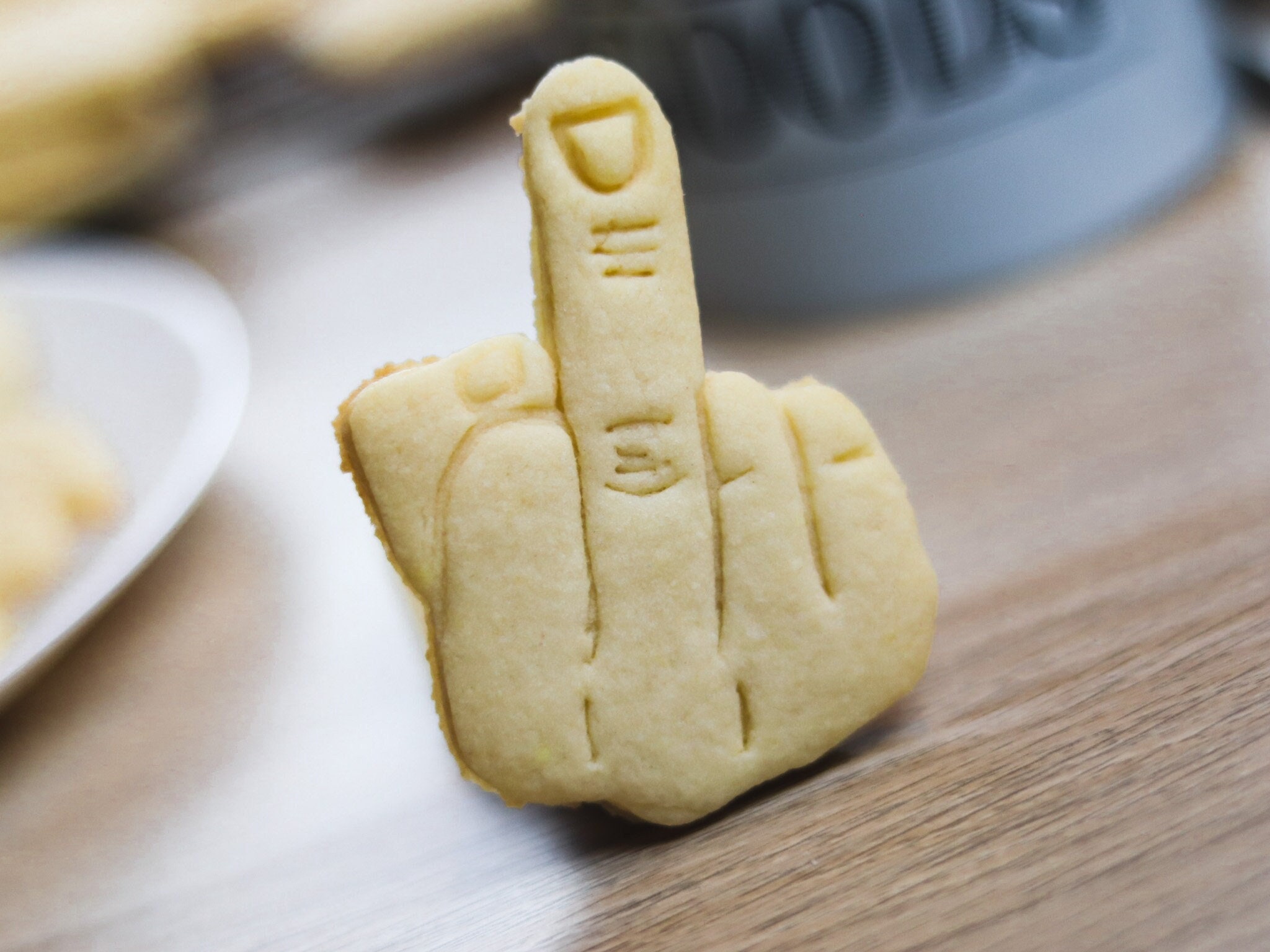 Middle Finger Cookie Cutter: Rude Hand Gesture Pastry Cutter - Etsy