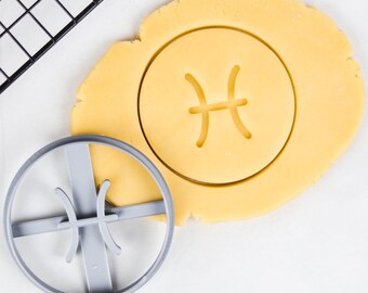 Pisces Zodiac Cookie Cutter  for Cookies and Ceramics