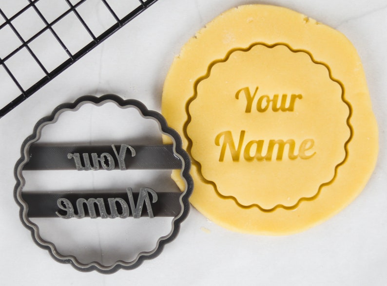 Personalisierte Cookie Cutter Mit Ihrem Namen / Text Font B