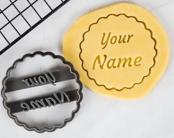 Cortador de galletas personalizado - Con tu nombre/texto
