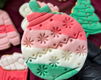 Kerstornament uitsteekvorm: feestelijke feestdagen