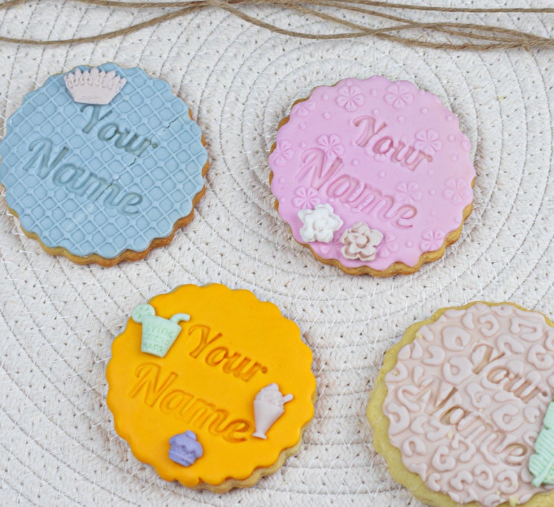 Personalisierte Cookie Cutter Mit Ihrem Namen / Text Bild 9